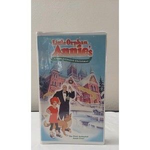 Little Orphan Annie - A Very Animated Christmas VHS Clamshell Rare Vintage Tape